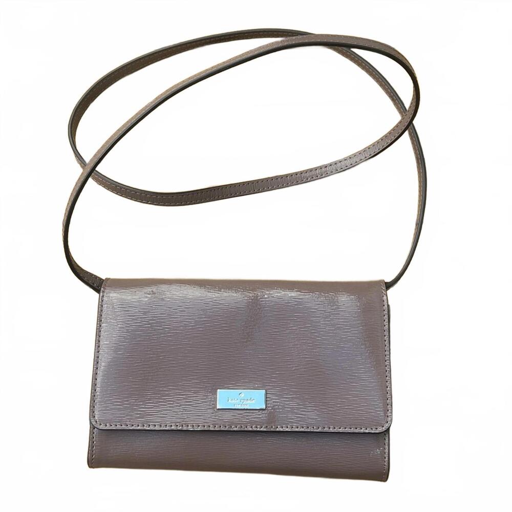 KATE SPADE Bixby Place Summer Patent Leather Crossbody Clutch Bag - NWT